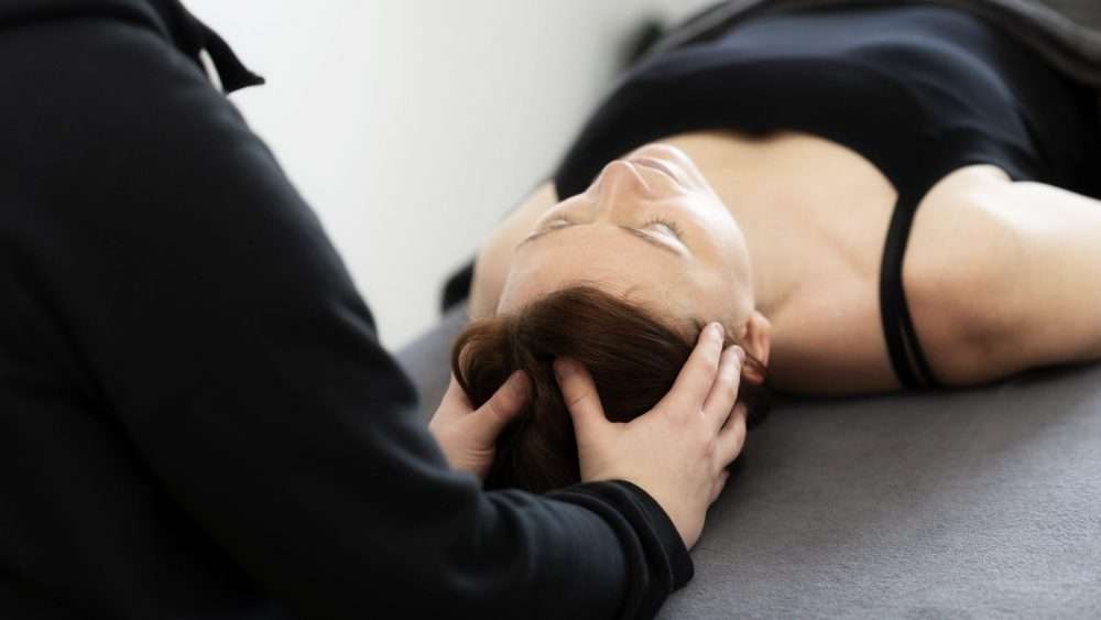 Leufker Rhein Kopfmassage